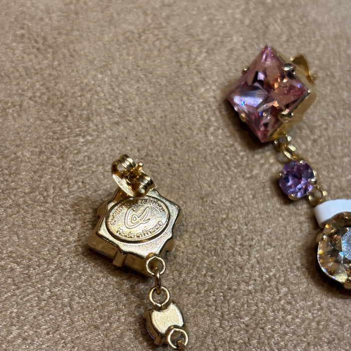 Lacroix crystal drop earrings