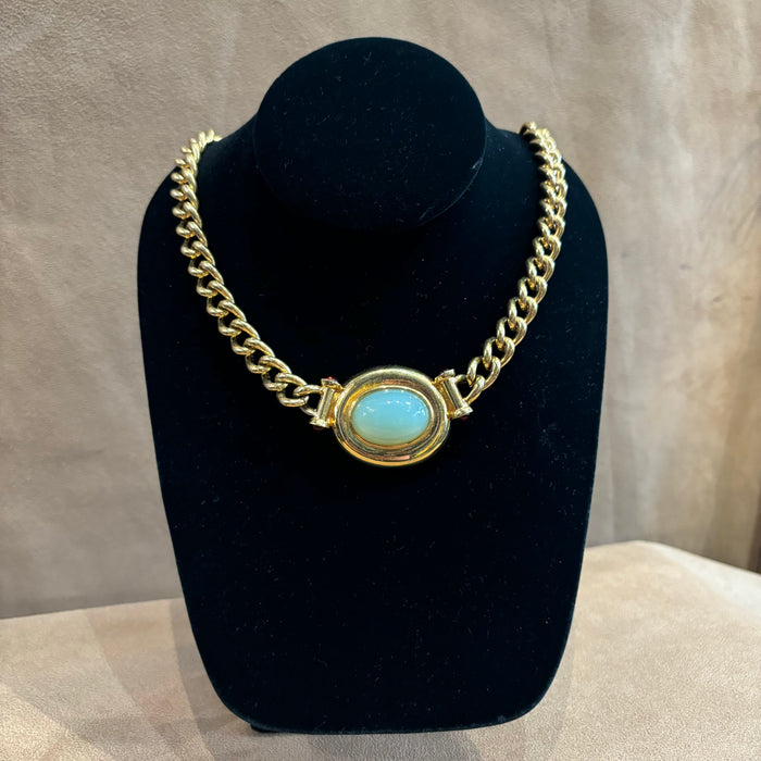 Elizabeth Taylor Opaline Blue necklace