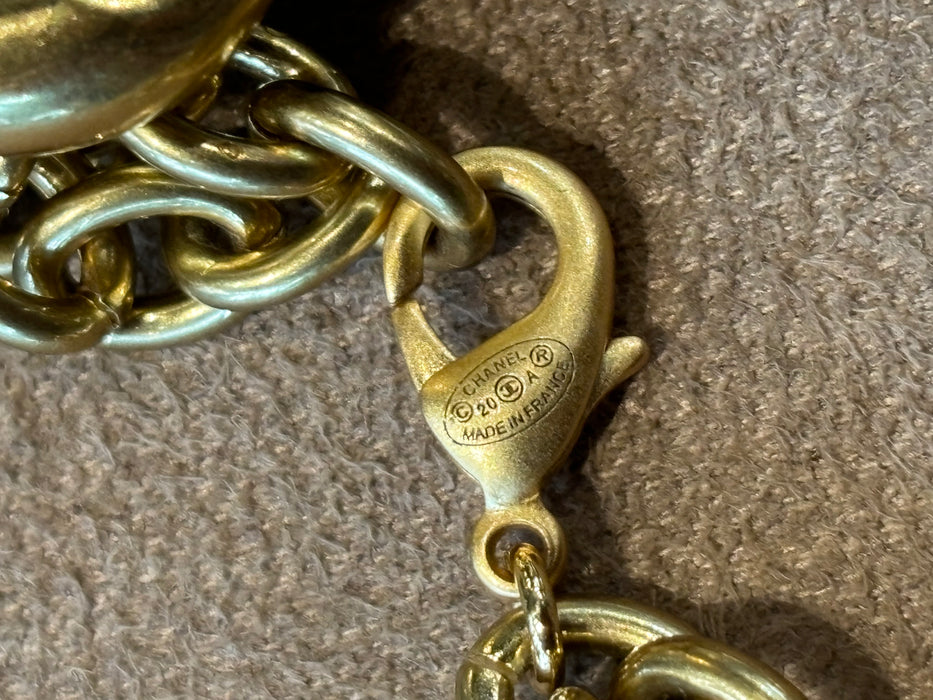 Chanel Gold Chunky Belt Necklace