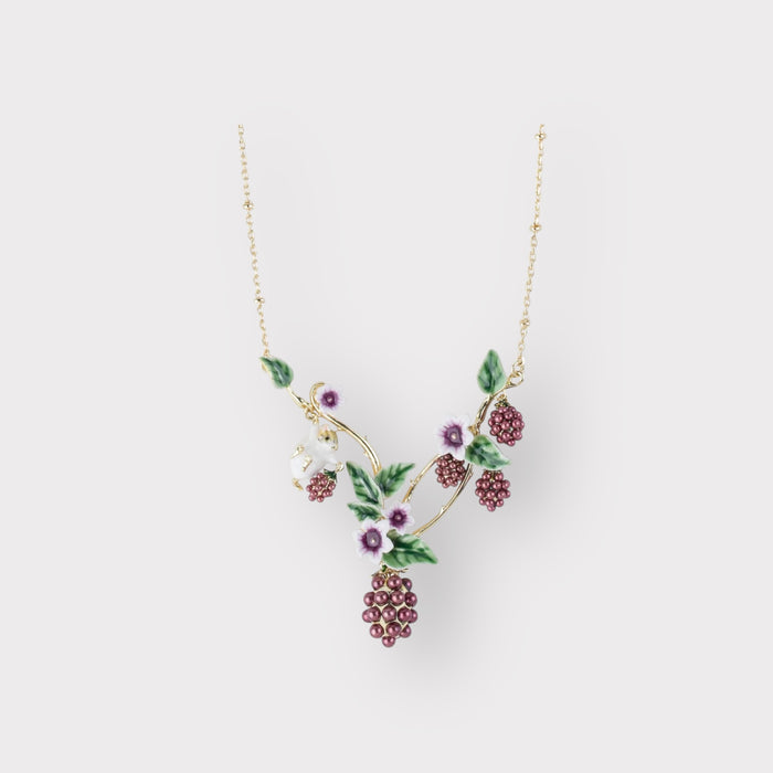 Blackberry Statement Necklace by Bill Skinner