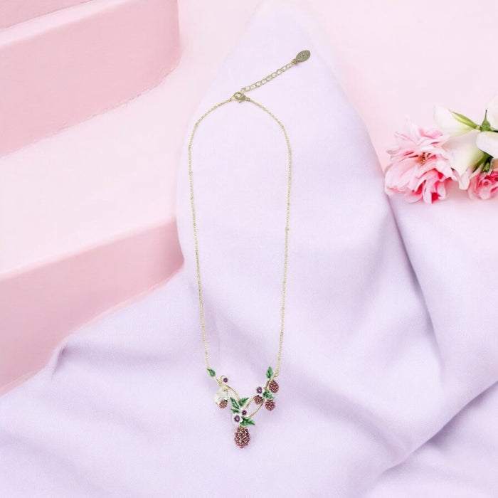 Blackberry Statement Necklace by Bill Skinner