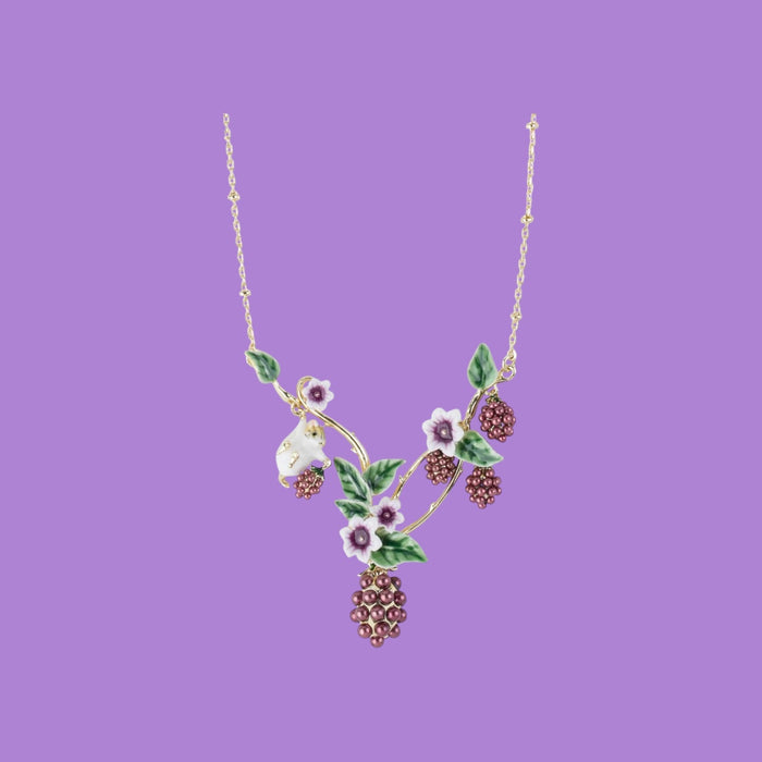 Blackberry Statement Necklace by Bill Skinner