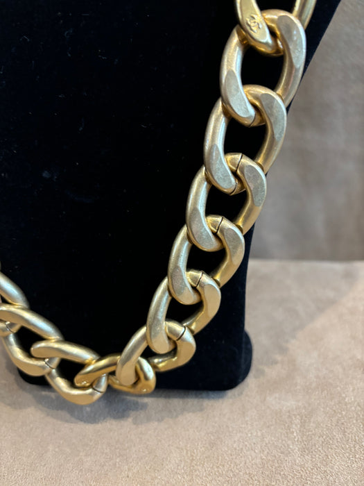 Chanel Gold Chunky Belt Necklace