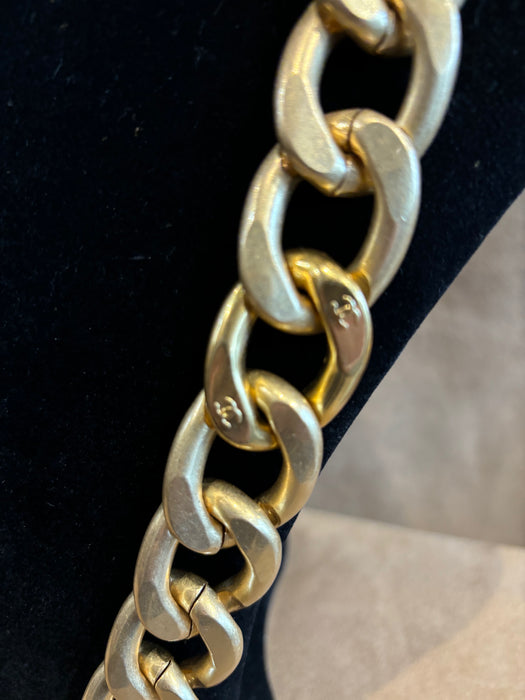 Chanel Gold Chunky Belt Necklace