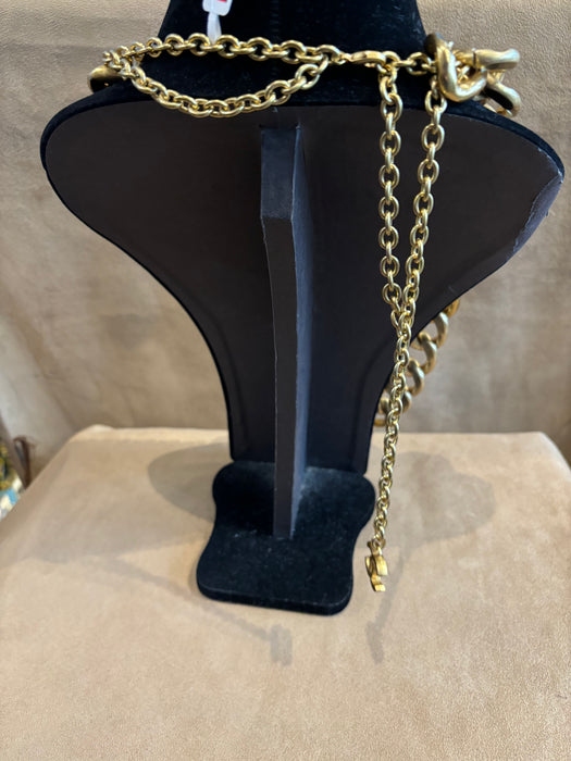 Chanel Gold Chunky Belt Necklace