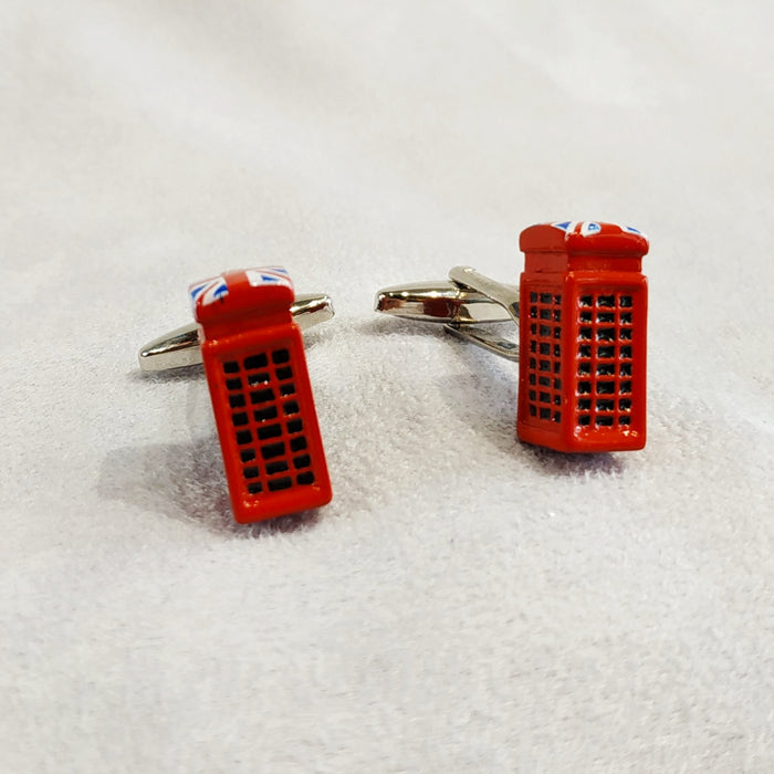 Telephone Box Cufflinks - The Hirst Collection