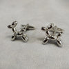 Balloon  Dog silver tone Cufflinks - The Hirst Collection