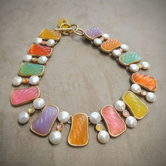 Anne Klein Statement Multicoloured Necklace - The Hirst Collection