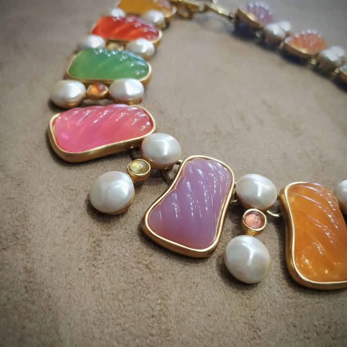Anne Klein Statement Multicoloured Necklace - The Hirst Collection
