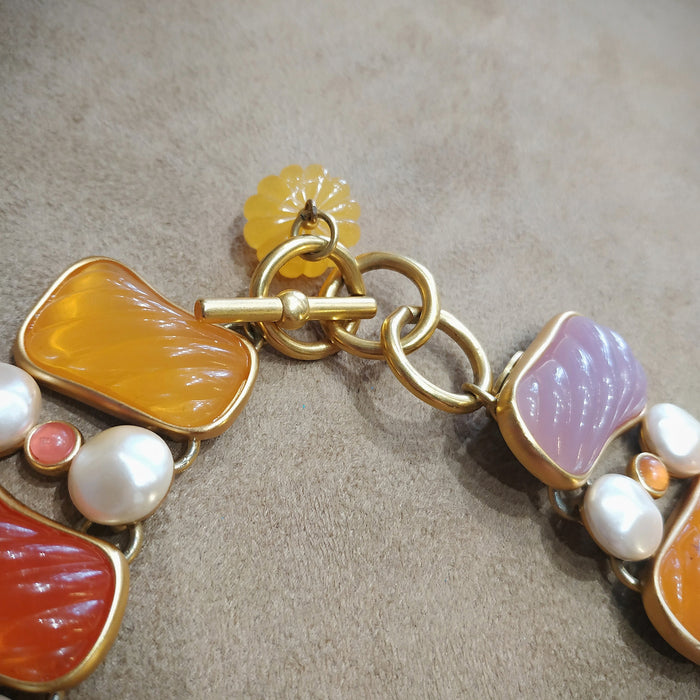 Anne Klein Statement Multicoloured Necklace - The Hirst Collection