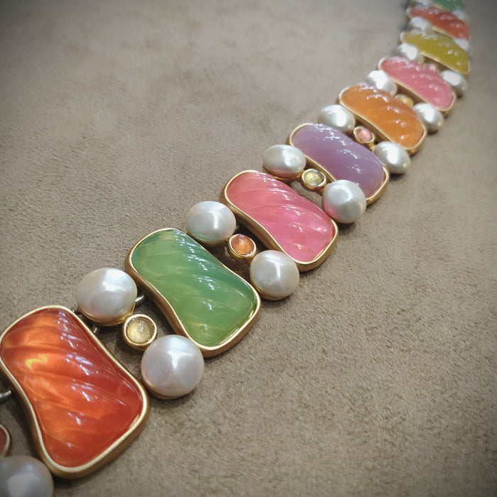 Anne Klein Statement Multicoloured Necklace - The Hirst Collection