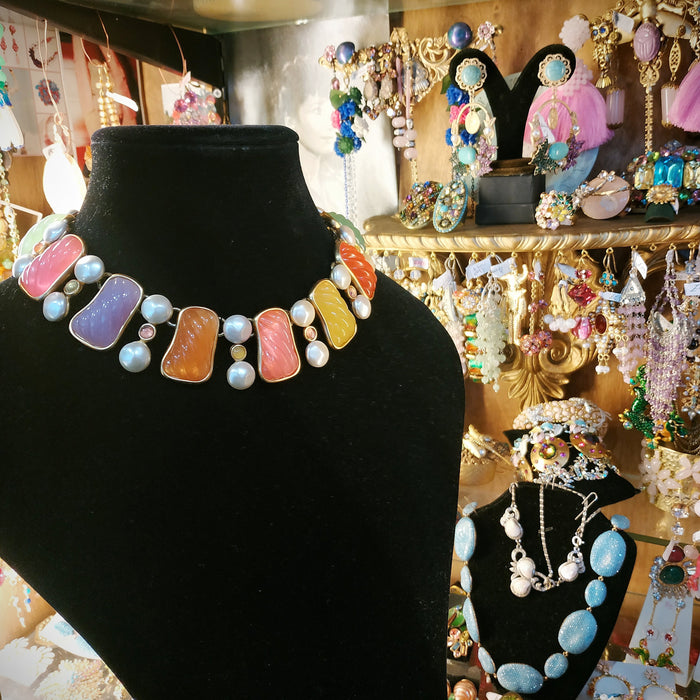 Anne Klein Statement Multicoloured Necklace - The Hirst Collection
