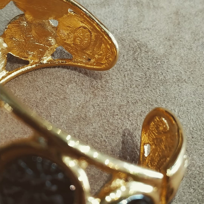 Kenneth Jay Lane Golden Coin Bracelet - The Hirst Collection