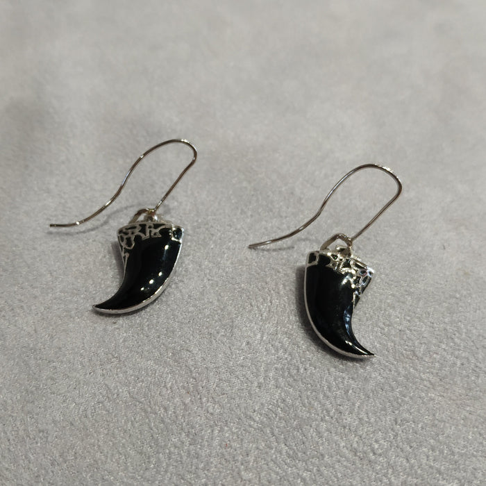 Dior Shark Tooth Hook Earrings - The Hirst Collection
