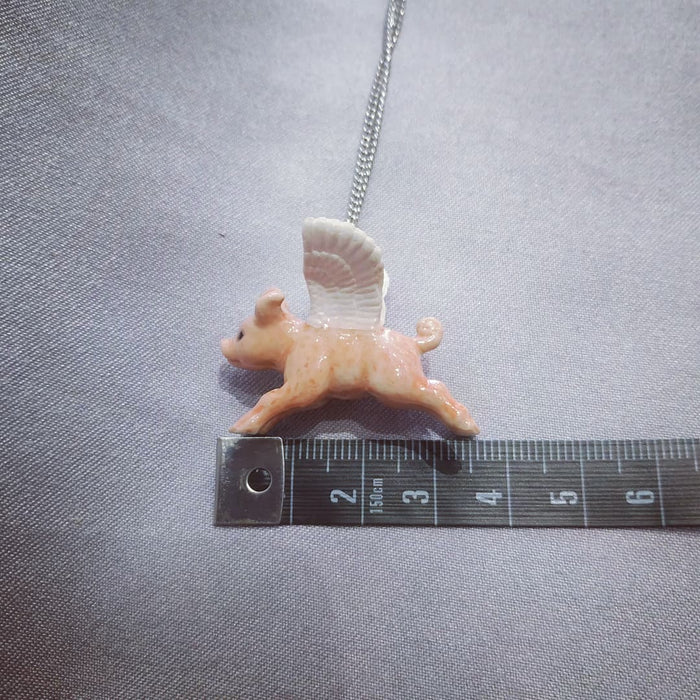 Flying pig Pendant by And Mary - The Hirst Collection