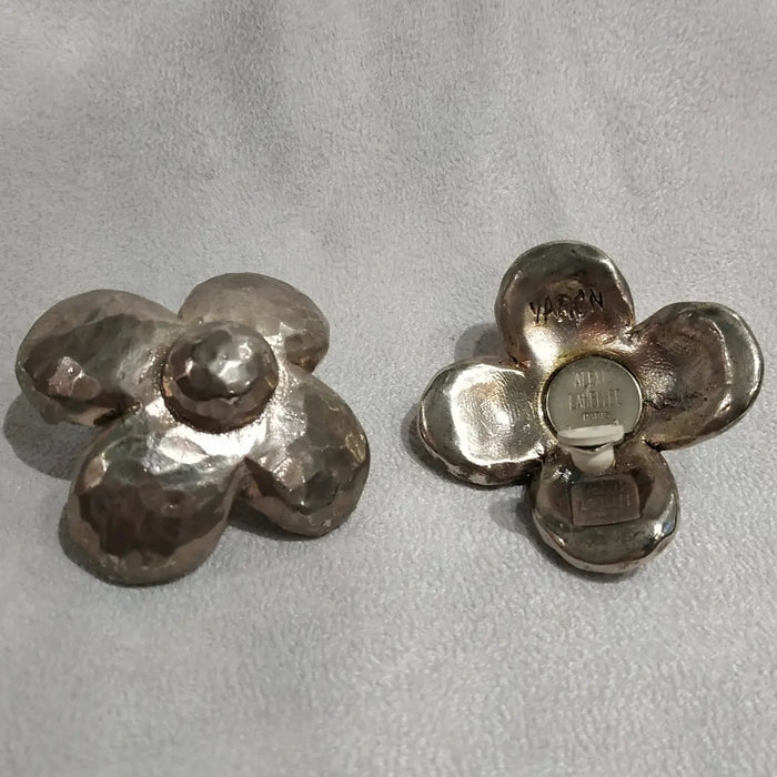 Alexis Lahellec silver big earrings
