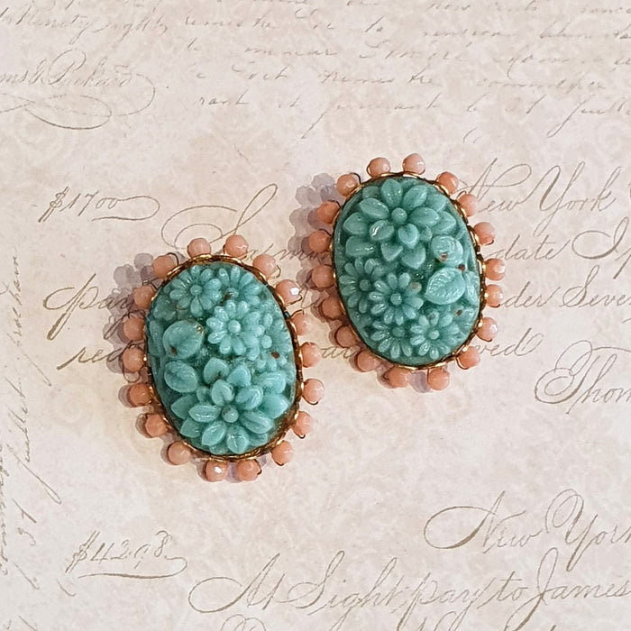 Askew London Turquoise coral earrings