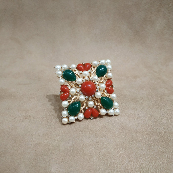 Trifari Kashmir Collection Brooch