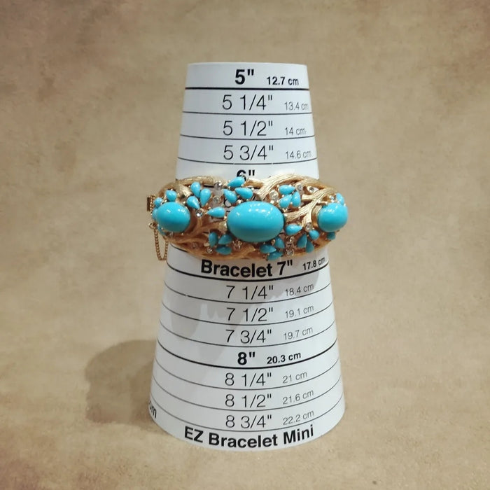 Trifari Turquoise Jewels of India bangle