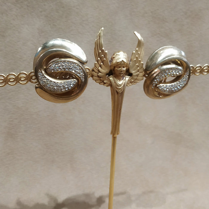 Christian Dior 70s Clip On Earrings