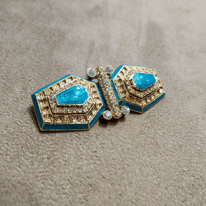 Vintage Balenciaga Turquoise Brooch