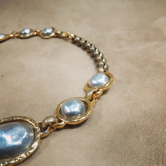 Edouard Rambaud Chunky Heart Statement Necklace