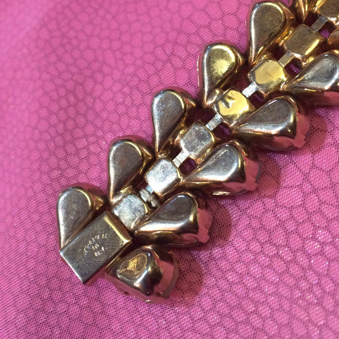 Vintage Opal Glass bracelet by Kramer - The Hirst Collection