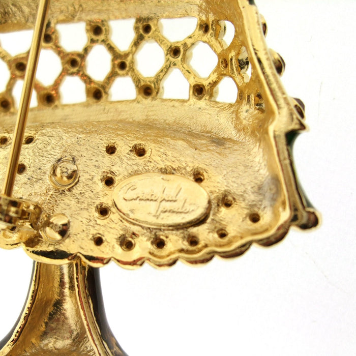 Christmas Tree Brooch by Cristobal London - The Hirst Collection