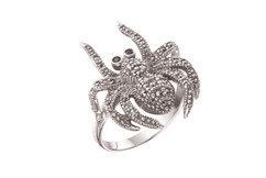 Silver hot sale spider ring