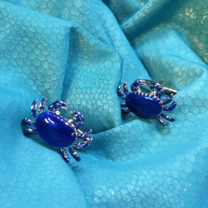 Blue Crab Cufflinks - The Hirst Collection