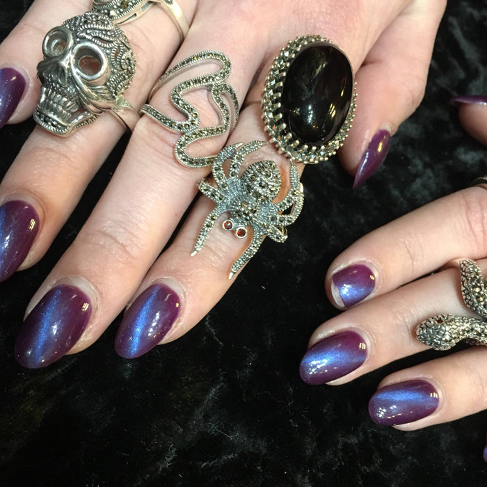 Spider Ring Silver Marcasite - The Hirst Collection