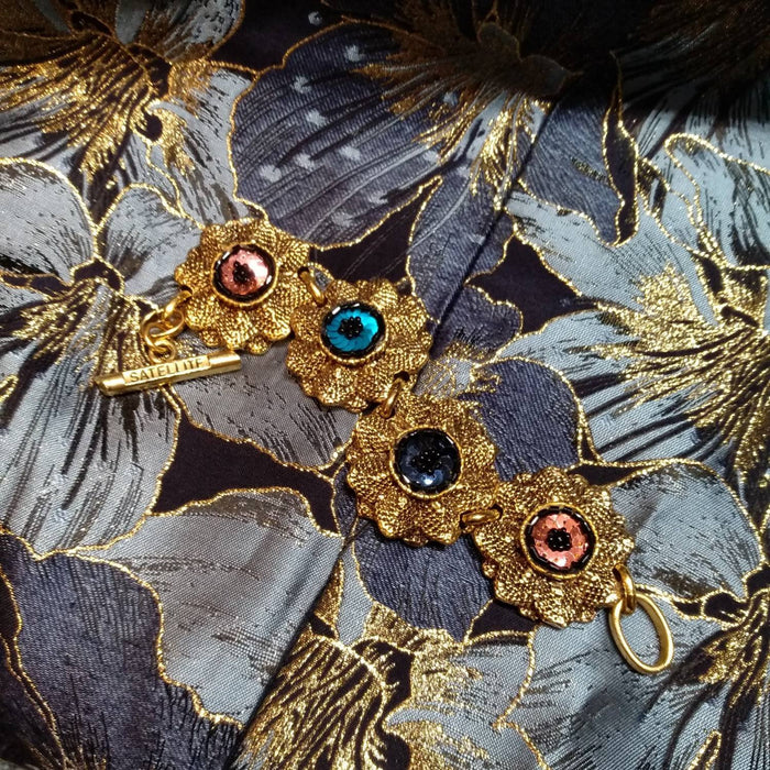 Vintage Satellite Multicoloured Sequin bracelet - The Hirst Collection