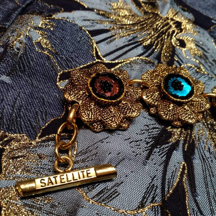 Vintage Satellite Multicoloured Sequin bracelet - The Hirst Collection