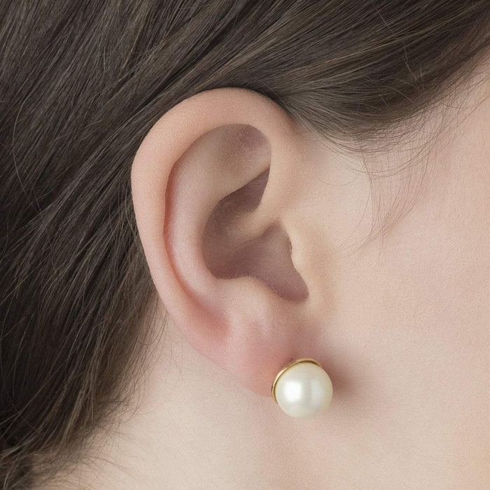 Bee Pearl Earrings by Bill Skinner Gold Plate - The Hirst Collection