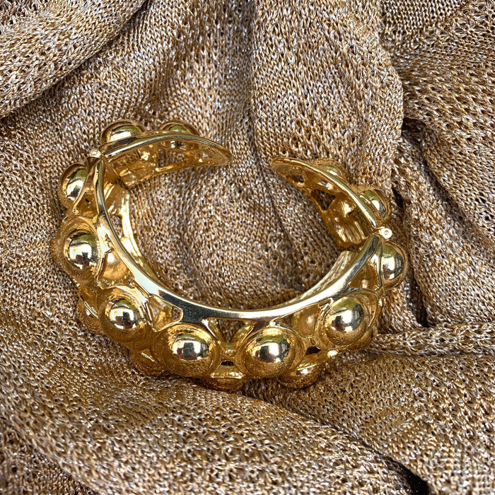 Golden Bracelet by Kenneth Jay Lane - The Hirst Collection