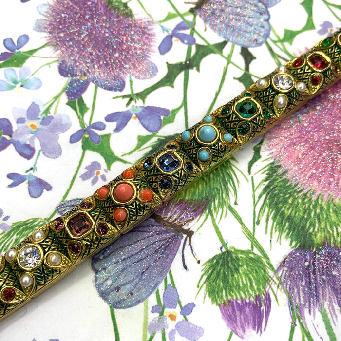 Multi Coloured Vintage Rainbow Bracelet by Boucher. - The Hirst Collection