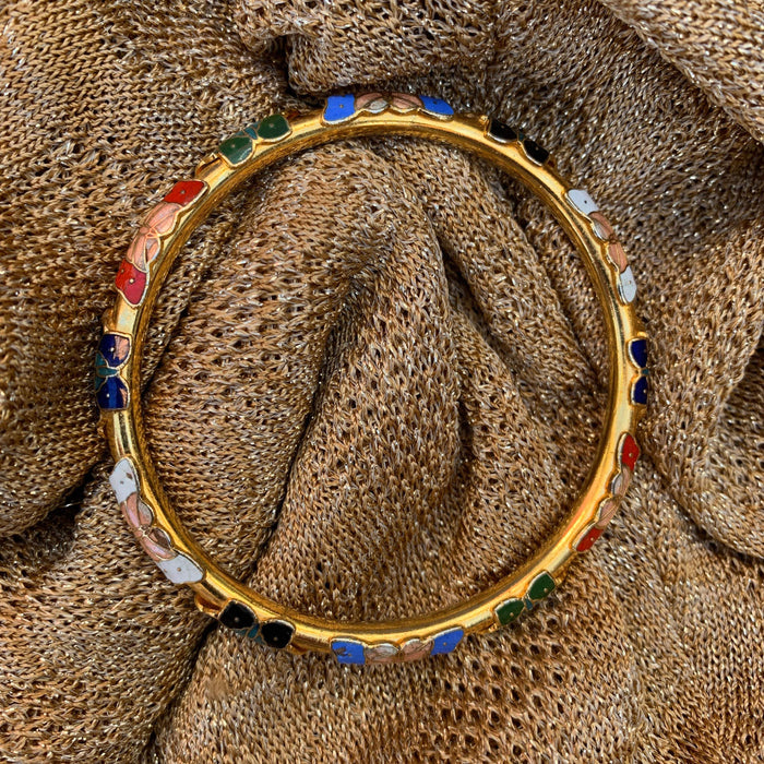 Butterfly Bangle Gold Plated - The Hirst Collection