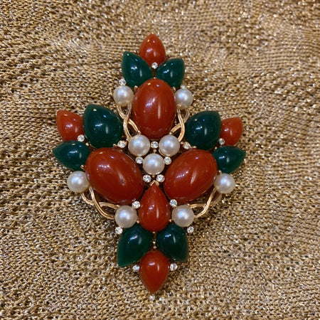 Kashmir Collection Brooch by Trifari - The Hirst Collection