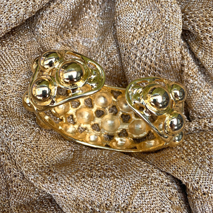 Golden Bracelet by Kenneth Jay Lane - The Hirst Collection