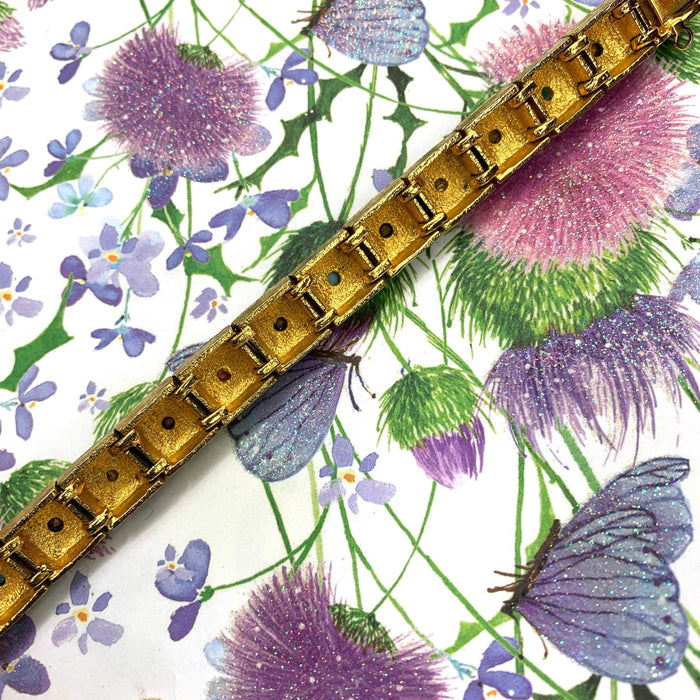 Multi Coloured Vintage Rainbow Bracelet by Boucher. - The Hirst Collection