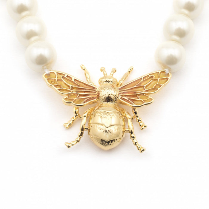 Queen Bee Statement Pearl Necklace by Bill Skinner - The Hirst Collection