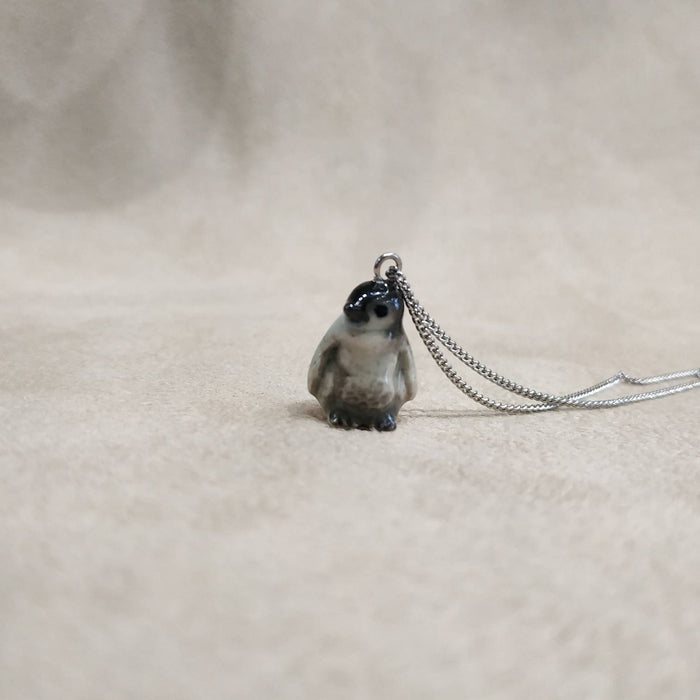 Baby Penguin Necklace by AndMary porcelaine - The Hirst Collection
