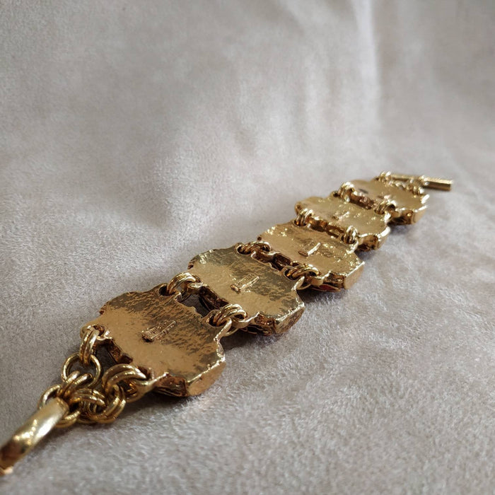 Satellite Multicoloured Statement Bracelet Vintage - The Hirst Collection