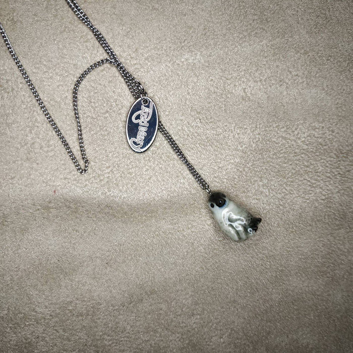 Baby Penguin Necklace by AndMary porcelaine - The Hirst Collection