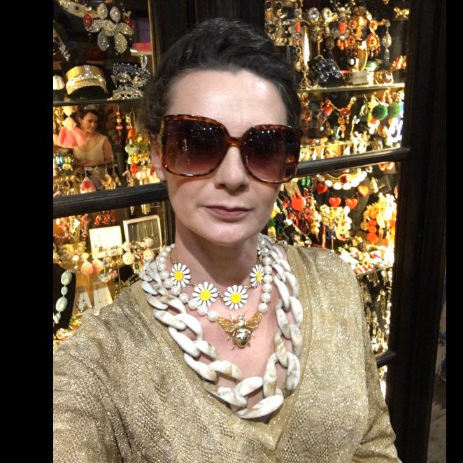 Queen Bee Statement Pearl Necklace by Bill Skinner - The Hirst Collection