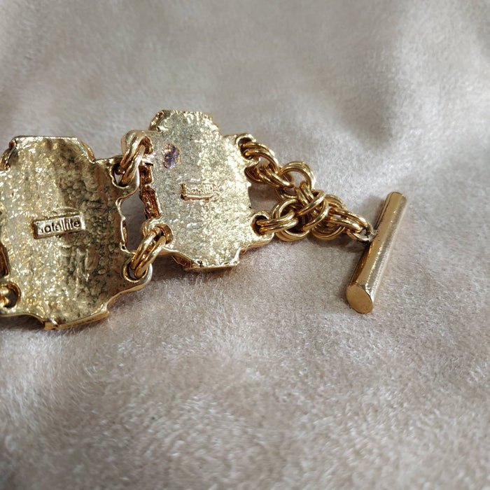 Satellite Multicoloured Statement Bracelet Vintage - The Hirst Collection