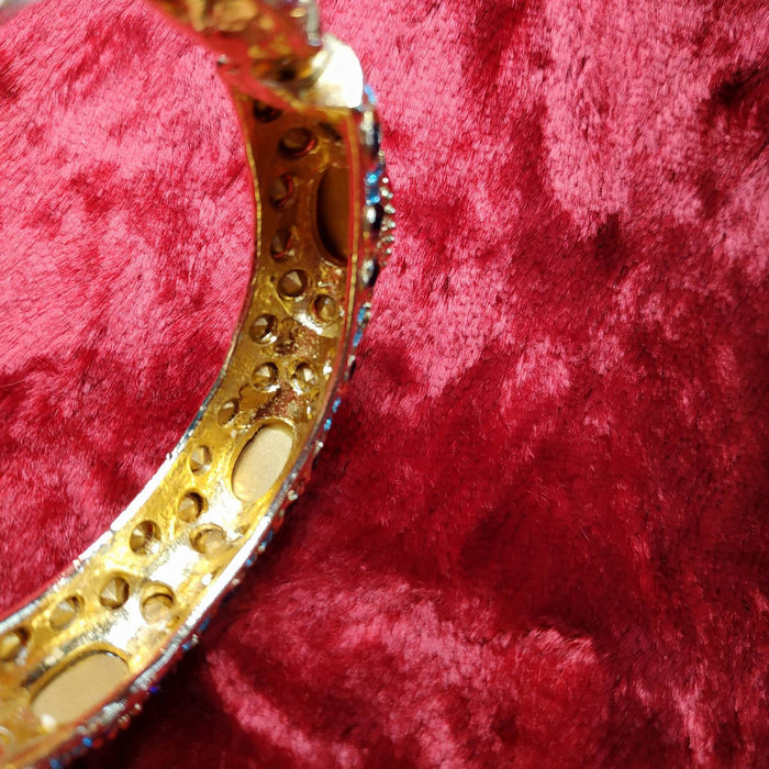 Red Purple Blue crystal sparkly bracelet - The Hirst Collection