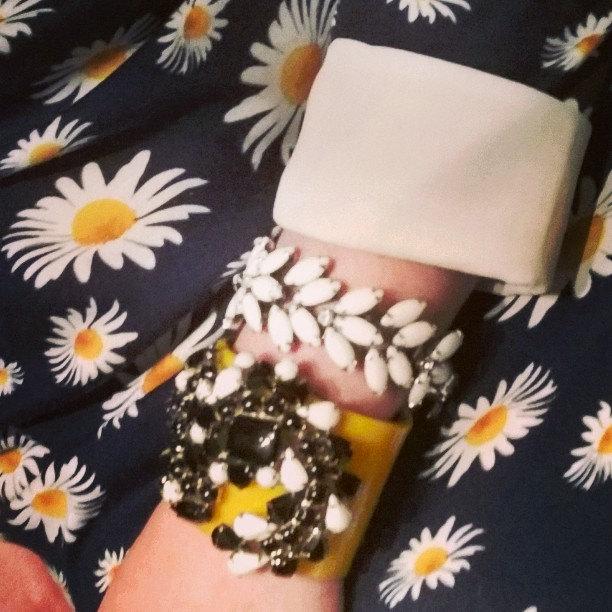 Vintage Yellow Bracelet Black by Katherine Alexander - The Hirst Collection