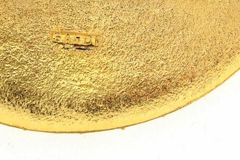 Tri-Colour Palette Brooch Pin by Sardi - The Hirst Collection