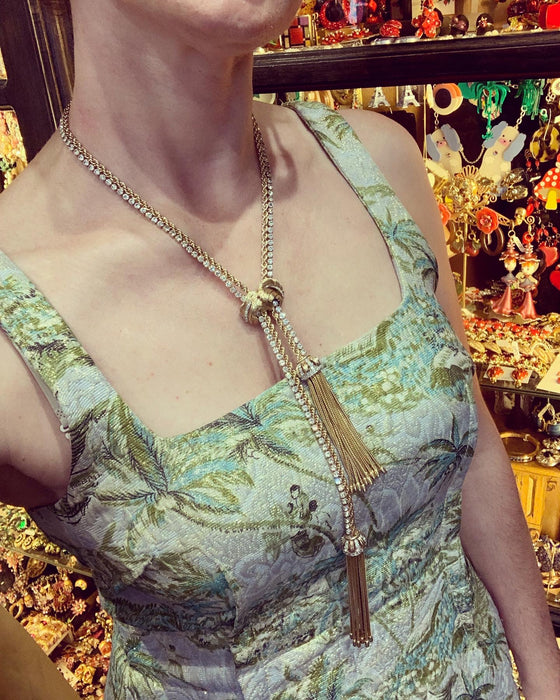 Boucher Vintage Duet Tassell necklace